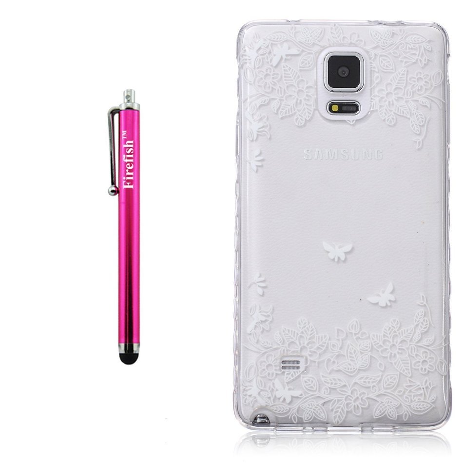 Note 4 Case, Firefish Durable Soft TPU Back Case [Soft-Flex] Drop Protection Scratch-Resistant Cover Skin Protective... N121