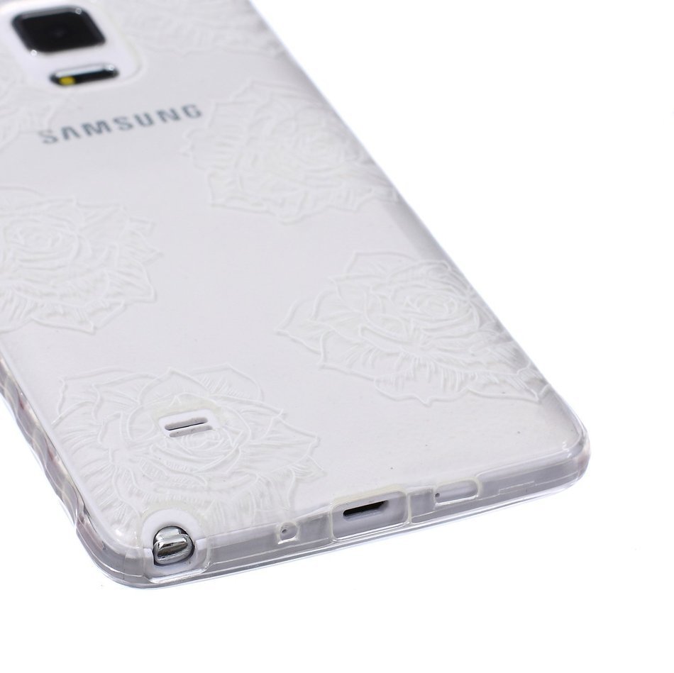 Note 4 Case, Firefish Durable Soft TPU Back Case [Soft-Flex] Drop Protection Scratch-Resistant Cover Skin Protective... N123