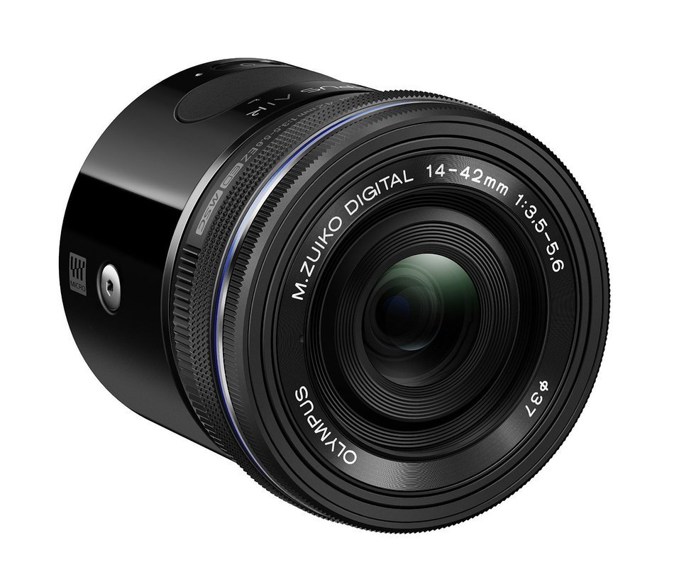 Olympus Air A01 Black Body with Black 14-42mm EZ Lens (Certified Refurbished)