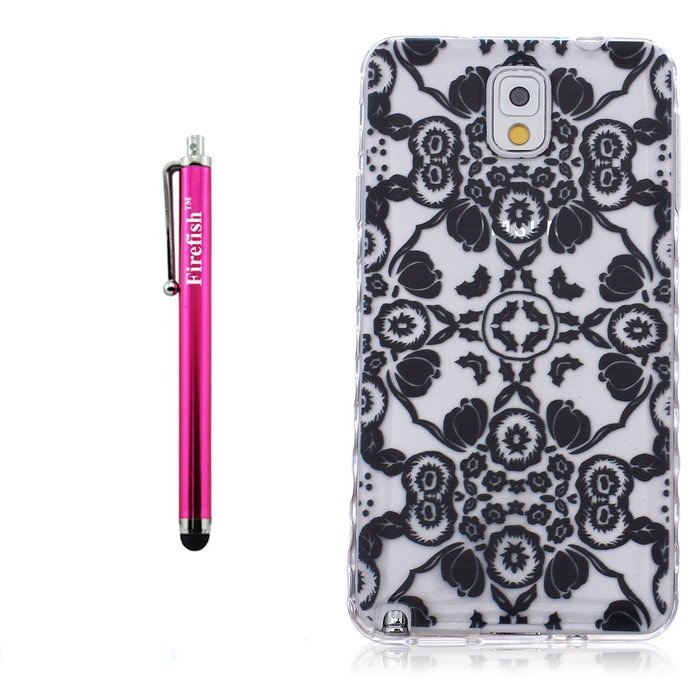 Note 4 Case, Firefish Durable Soft TPU Back Case [Soft-Flex] Drop Protection Scratch-Resistant Cover Skin Protective... N128