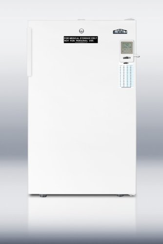 Summit FS407LMEDADA 20" Medically Approved & ADA Compliant Compact Refrigerator with 2.8 cu. ft. Capacity Factory... N4