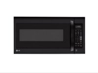 LG LMV2031SB2.0 Cu. Ft. Smooth Black Over-the-Range Microwave