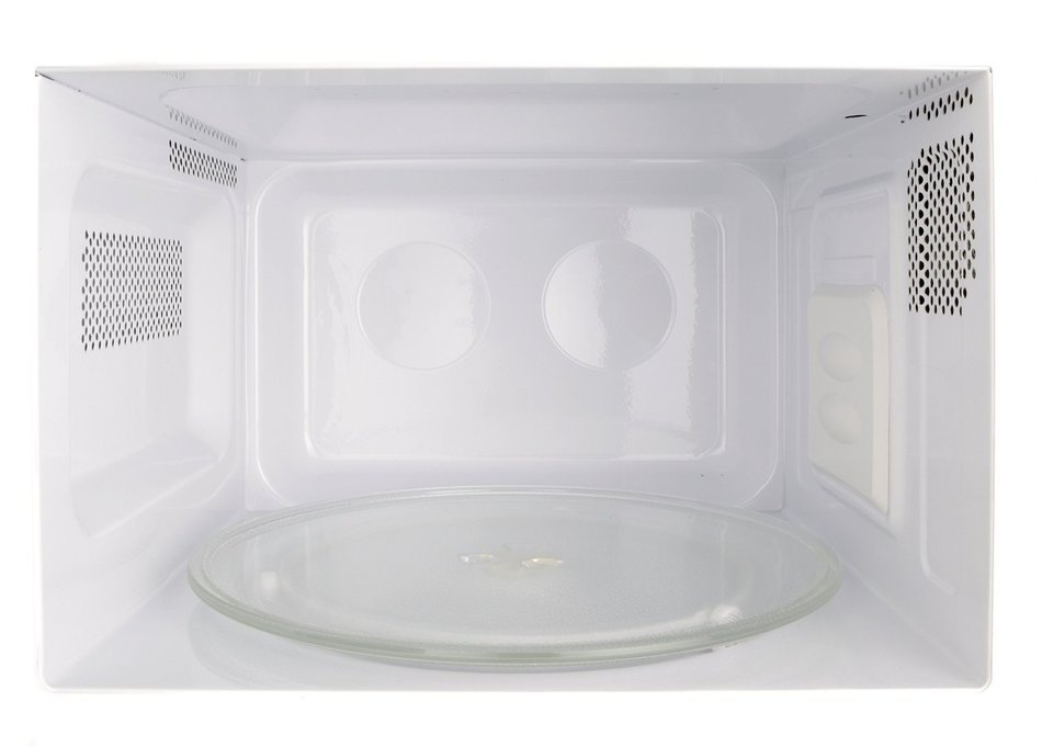 Daewoo Retro Microwave Oven 0.7 Cu Ft, Creme White 700W N8