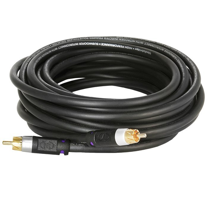 Mediabridge ULTRA Series Subwoofer Cable (6 Feet) - Dual Shielded with Gold Plated RCA to RCA Connectors - Black...