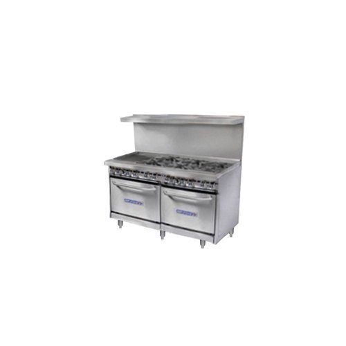Bakers Pride 6 Burner 12" Griddle 48" Range 48-BP-6B-G12-S20