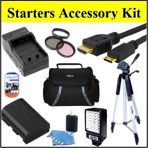 Starters Accessory Kit For Canon Vixia HFM40 HFM400 HFM41&nbsp;Camcorder - Includes Filter Kit + Replacement BP-819...