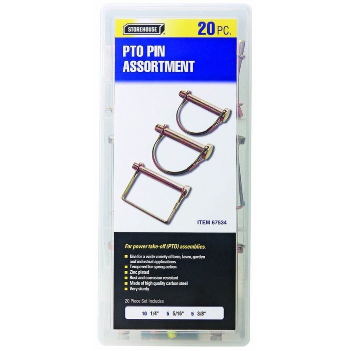 20 Piece PTO Pin Assortment from TNM