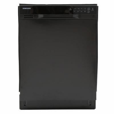 24 in. Front Control Dishwasher in Black with Stainless Steel Tub N2