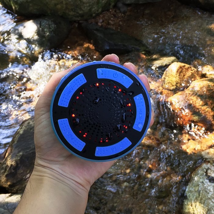 KONG KIM IPX7 100% Waterproof & Dust-proof Floating Bluetooth Shower Speaker Compatible with all Bluetooth devices... N25