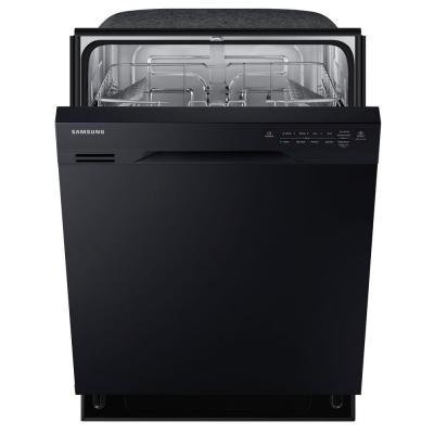 24 in. Front Control Dishwasher in Black with Stainless Steel Tub N3