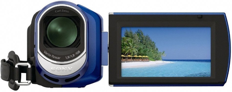 Sony DCR-SX41 Flash Camcorder w/60x Optical Zoom (Blue)