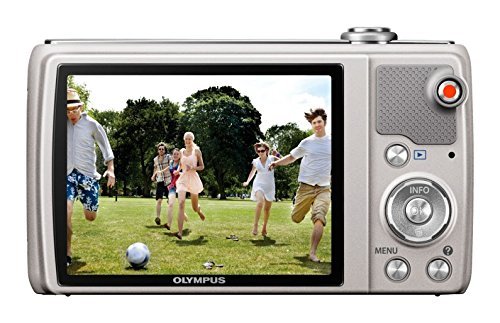 Olympus D-755 Digital Camera 16.0 MP with 10x Optical Zoom HD 720p (Silver) (Old Model)