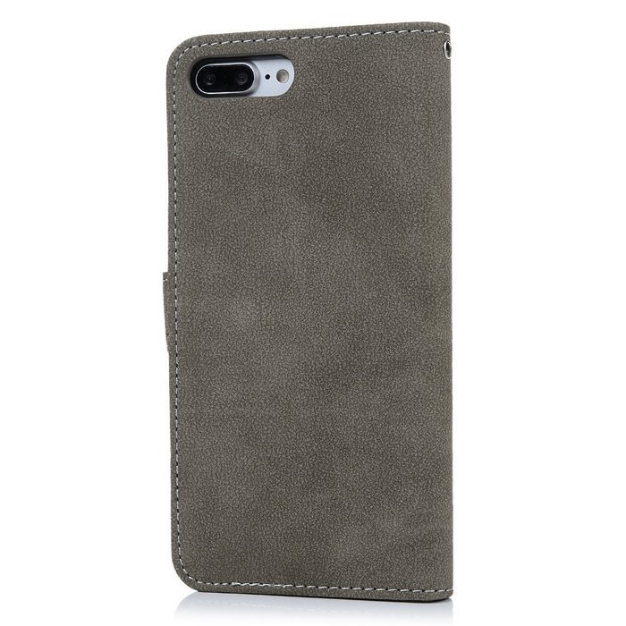iPhone 7 Plus Case (5.5") - Wallet Flip Folio Stand Case Counterfeit Cashmere Leather Extra ID/Credit Card Holders... N30