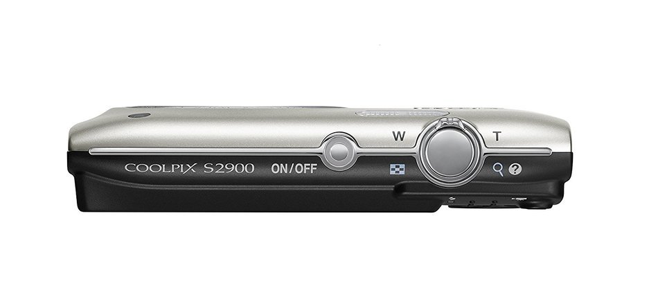 Nikon COOLPIX S2900 Digital Camera (Silver) - International Version (No Warranty)