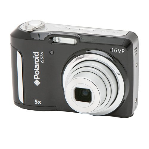 Polaroid 16MP Slim Digital Camera 2.4-Inch Screen (IS536-BLK-MCF)