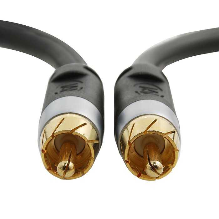 Mediabridge ULTRA Series Subwoofer Cable (6 Feet) - Dual Shielded with Gold Plated RCA to RCA Connectors - Black... N2
