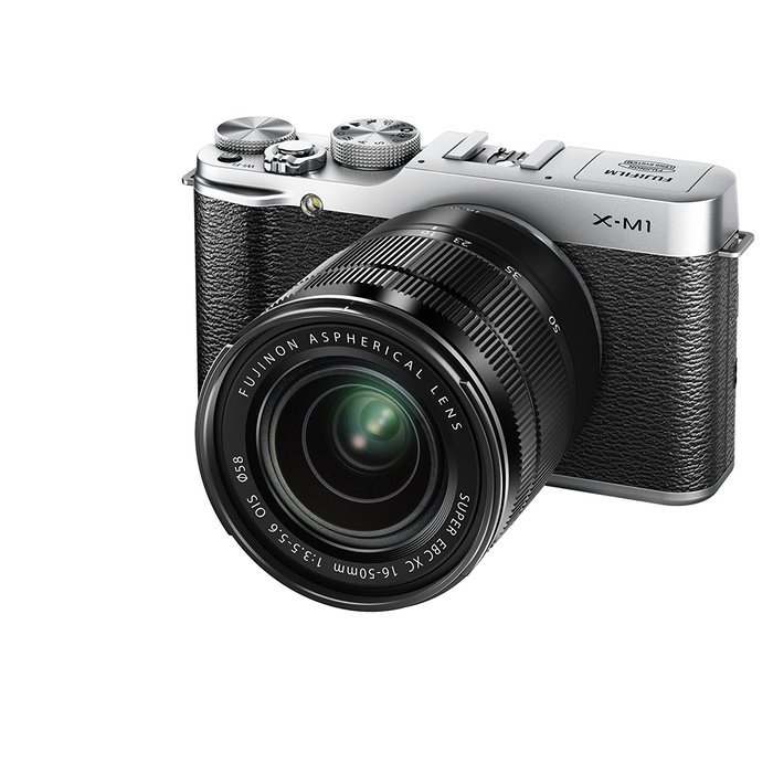 FUJIFILM mirror-less single-lens X-M1 lens kit Silver F X-M1S / 1650KIT [International Version, No Warranty]