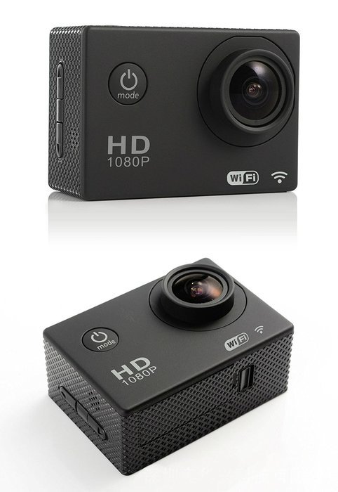 iGearPro Full HD 1080p 12MP Waterproof WIFI Sports Action Camera, 20 Camera Accessories N2