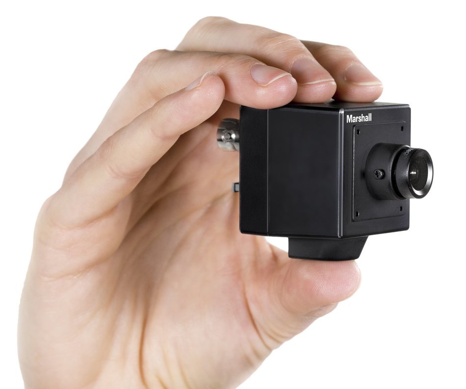 Marshall Electronics Mini Cam CV500-M 2MP HDSDI Video Camera (Dark Grey)