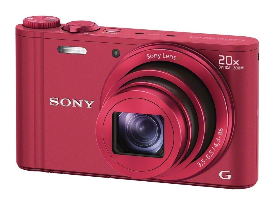 Sony DSC-WX300/R 18 MP Digital Camera with 20x Optical Image Stabilized Zoom and 3-Inch LCD (Red) N11
