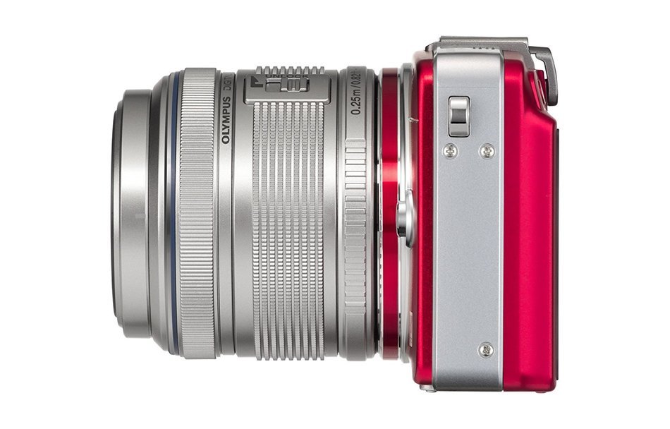 Olympus PEN E-PM2 Red 16.1MP w/ 14-42mm&40-150mm Lens Kit - International Version (No Warranty)