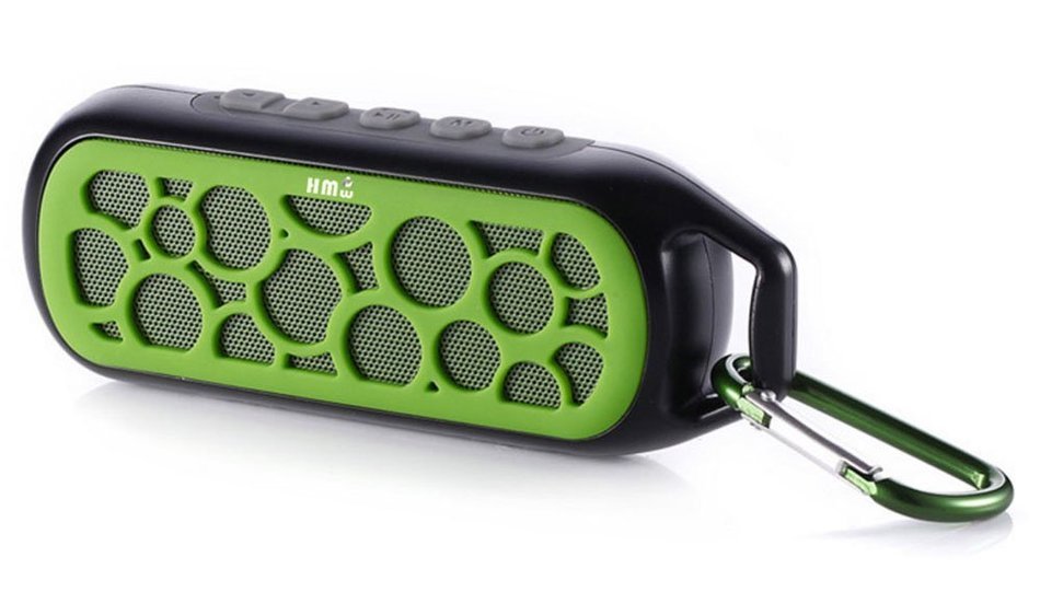 HMW Shock and Water Proof Bluetooth 4.0 Stereo Speaker - Orange N2