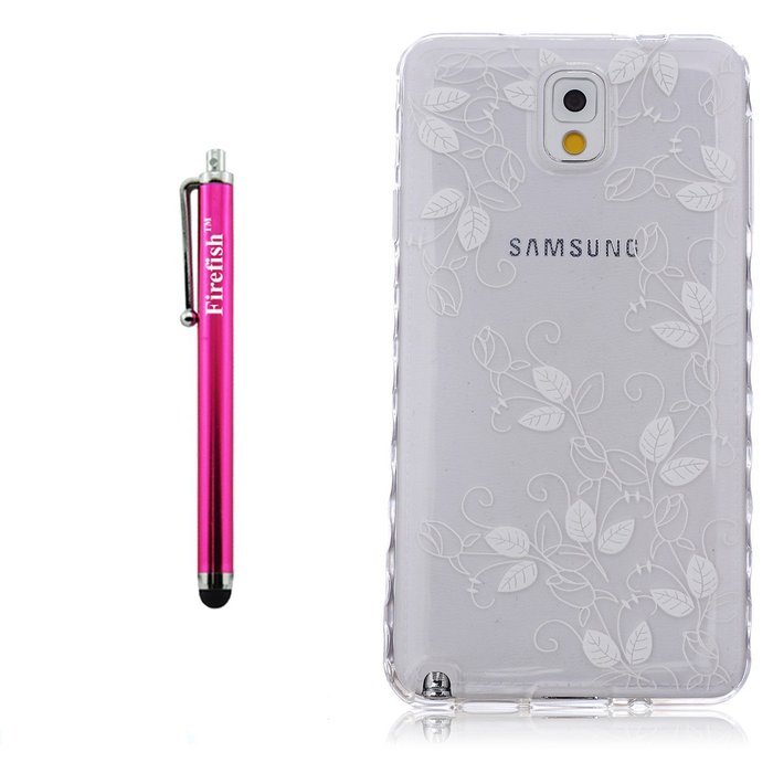 Note 4 Case, Firefish Durable Soft TPU Back Case [Soft-Flex] Drop Protection Scratch-Resistant Cover Skin Protective... N200