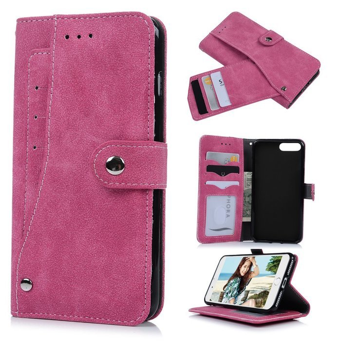 iPhone 7 Plus Case (5.5") - Wallet Flip Folio Stand Case Counterfeit Cashmere Leather Extra ID/Credit Card Holders... N42