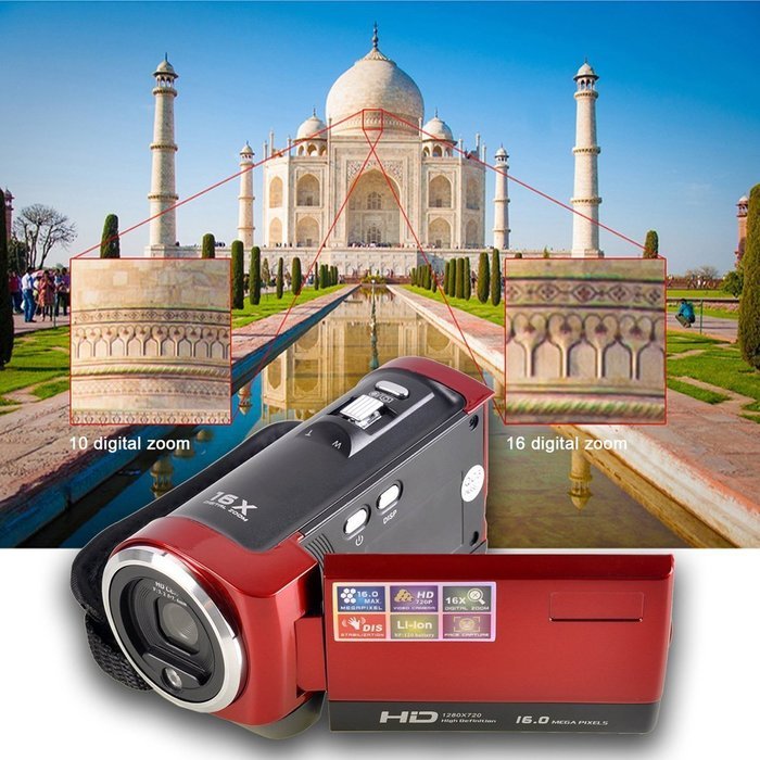 SSstar 2.7" TFT LCD High Definition 720P Digital Camcorder 270 Degree Rotation 16x Zoom Portable Digital Video...