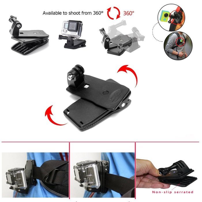 VVHOOY 24 in 1 Accessories Bundle Kit for Vikeepro AKASO Canany Campark APEMAN Sports Action Camera N6