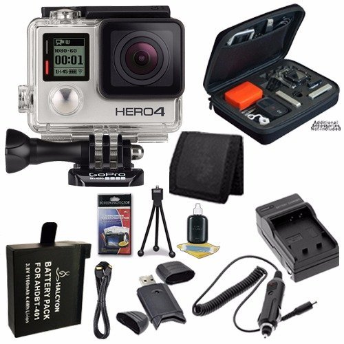 GoPro HERO4 Silver Camera Saver Bundle (10 Items)
