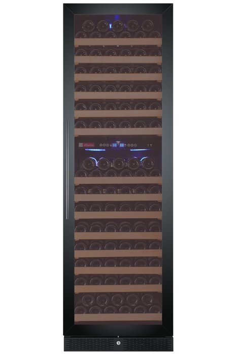 Allavino Classico Series 172 Bottle Dual-Zone Wine Refrigerator Right Hinge Black Glass Door N5