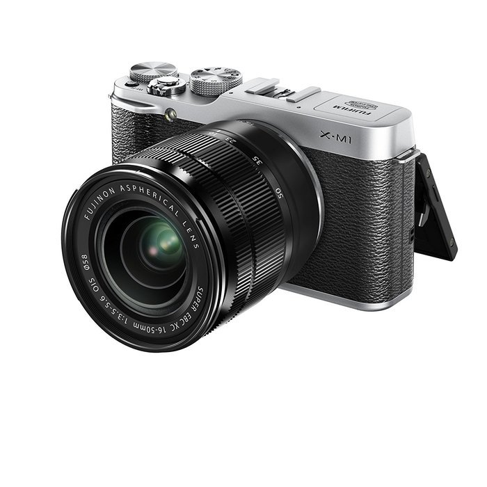 FUJIFILM mirror-less single-lens X-M1 lens kit Silver F X-M1S / 1650KIT [International Version, No Warranty] N2