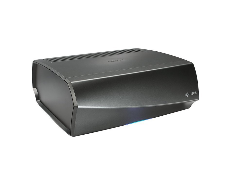 Denon HEOS AMP Wireless Amplifier (Black with Silver) (New Version) N2