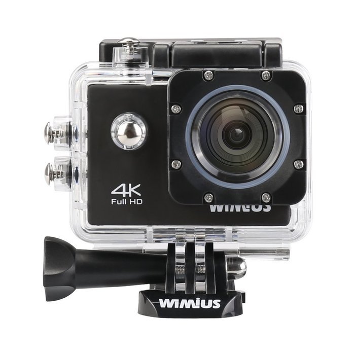 WiMiUS 4K Wifi Waterproof Action Camera With HD 16 MP,170&deg; Wide Angle, 2.0 Inch LCD Screen+900mAH Batteries(2... N6