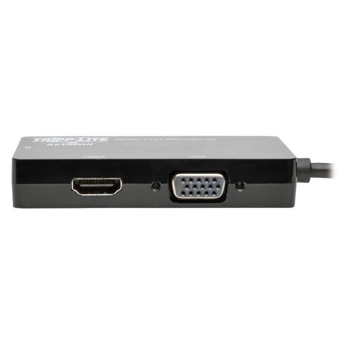 Tripp Lite Keyspan Mini Displayport to VGA/DVI/HDMI, All-in-One Cable Adapter, MDP to VGA/HDMI/DVI, 6-in. (P137... N13