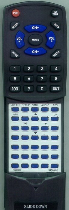 MAGNAVOX Replacement Remote Control for TV100MW9, TB110MW9, TD100MW9, E175216, TB100MW9