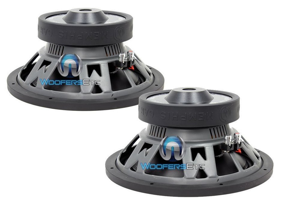15-MCR12D4 - Memphis 12" 300 Watts RMS Dual 4-Ohm Subwoofer N2