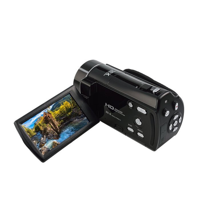 Ordro Max 24.0MP Video Camcorder 16x Zoom Portable Digital Camera HD 1080P + Wide Angle Lens