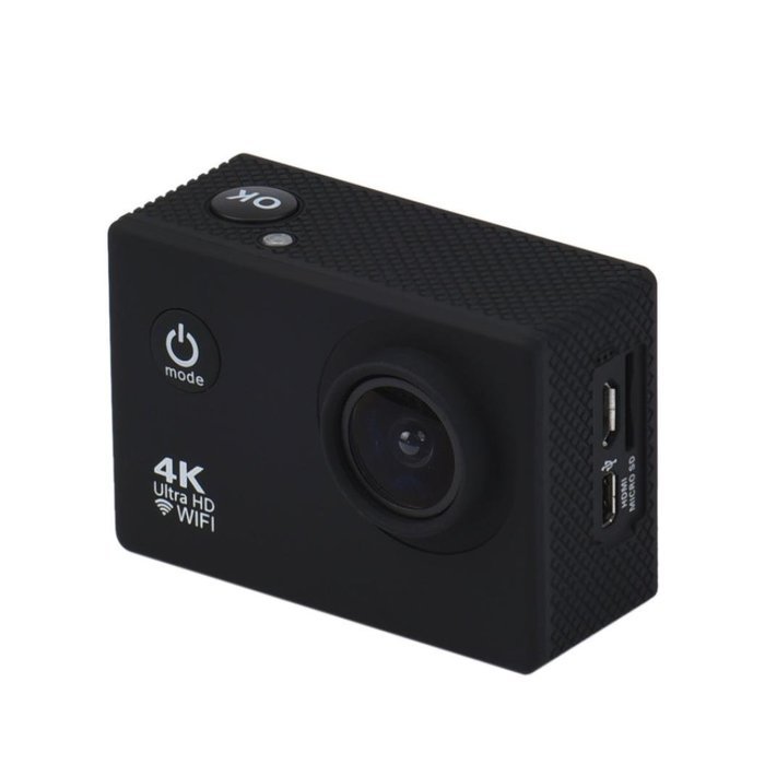 Action Camera, TONSEE Waterproof Case 4K WIFI Mini Action Cam HD DV Sports Recorder Camera - Black N3