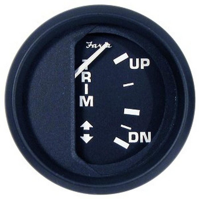 Faria Euro Black 2Trim Gauge (J/E/Suzuki Outboard) consumer electronics