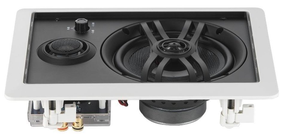 Yamaha Custom Easy-to-install In-Wall Flush Mount 3-Way 150 watts Natural Sound Speaker Set (Pair of 2) with a... N5