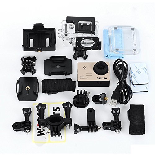 SJCAM SJ5000 Plus 16MP WiFi Action HD Camera Ambarella A7LS75 Waterproof - Gold N2