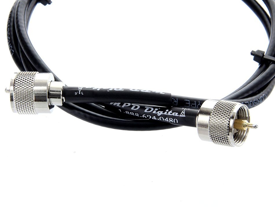Andrew Commscope commscope-uhf-1 US Made PL259 UHF Male Pigtail Jumper LMR/CNT-240 Coaxial Cable Antenna Coax...