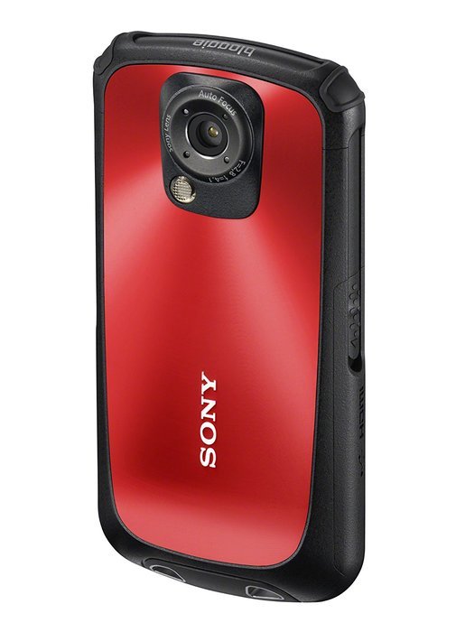 Sony Bloggie Sport (MHSTS22) Waterproof Video Camera with 4x Digital Zoom and 2.7-Inch Touchscreen LCD (Red) (... N10