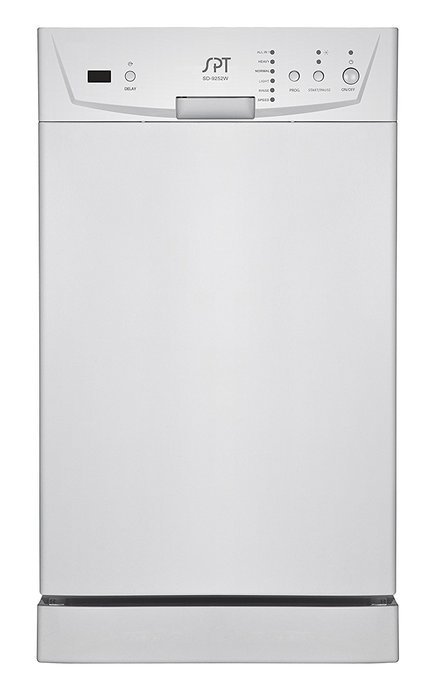 SPT SD-9252W Energy Star 18" Built-In Dishwasher, White N2