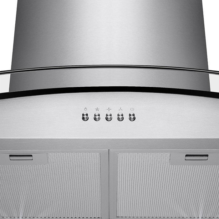 Golden Vantage Stainless Steel 36" Euro Style Wall Mount Range Hood GV-H703S-90 N8