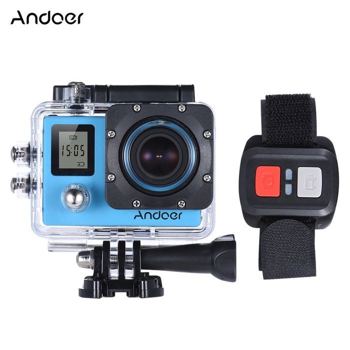 Andoer 4K 30fps/1080P 60fps Full HD 16MP Action Camera Waterproof 30m WiFi 2.0"LCD Sports DV Cam Camcorder 170... N3