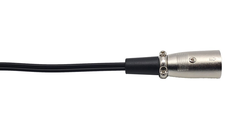 LEMENG 5 Feet Splitter Patch Y Cable -gold plated 1 XLR Male to 2 RCA Male