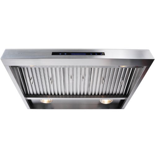 CAVALIERE 42" Under Cabinet / Wall Mounted Stainless Steel Kitchen Range Hood w/Remote Control AP238-PS81-42 N2